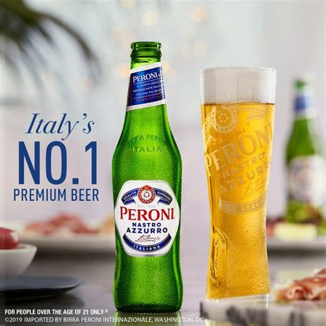 Peroni Nastro Azzurro Lager Beer Italian Import Beer Fl Oz