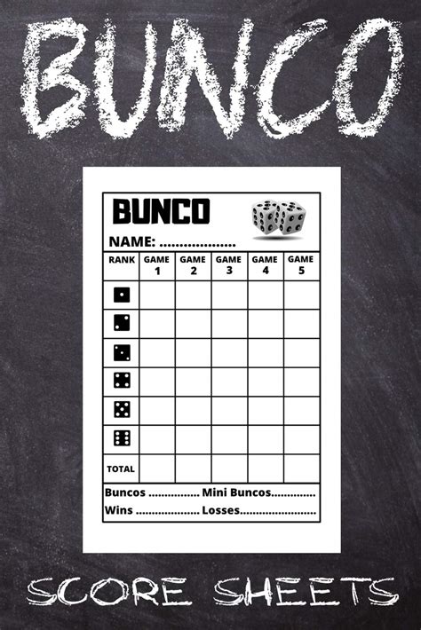 Buy Bunco Score Sheets 120 Pages Large Number Of Pages To Enjoy More