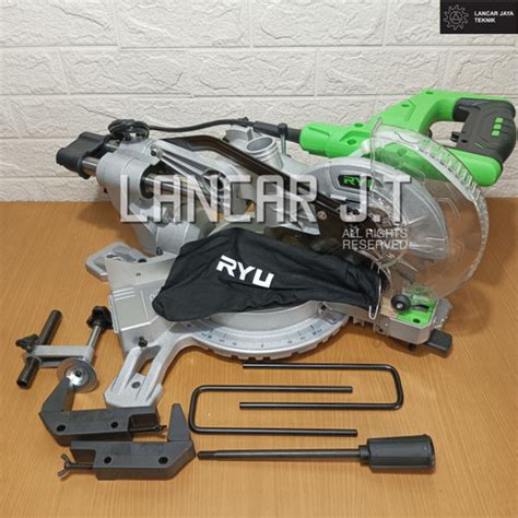 Jual MESIN POTONG ALUMINIUM 7 SLIDING RYU RMS 180 1 MITRE SAW MITTER