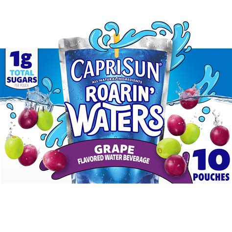 Capri Sun Roarin Waters Grape Geyser Naturally Flavored