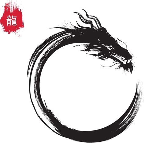Chinese Dragon Circle