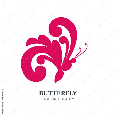 Vector Illustration Of Decorative Butterfly Silhouette Stock Vector