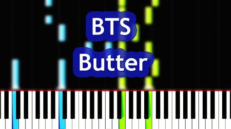 Bts Butter Piano Tutorial Youtube