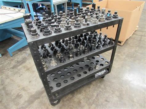 Machines Used 102 Assorted Cat 40 Tool Holders With Big Bear Tool