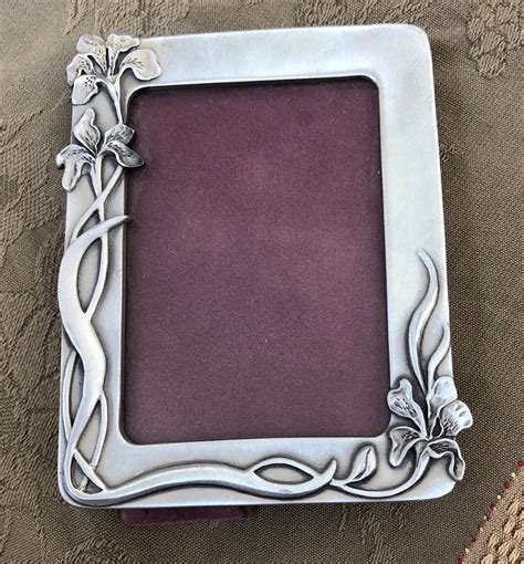 Vintage Pewter Picture Frame Seagull Pewter Vintage T Interior