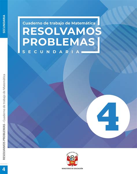 SOLUTION Resolvamos Problemas 4 Secundaria Cuaderno De Trabajo De