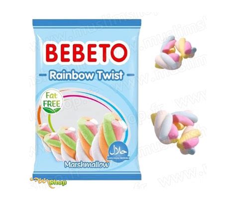 Bebeto Marshmallow Rainbow Twist 60g Par Chez Bebeto Sur Muslimshopfr