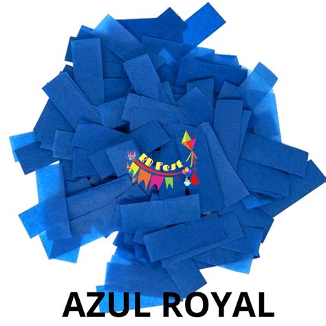 Papel Seda Picado Azul Royal 1kg Sky Paper Festa Shopee Brasil