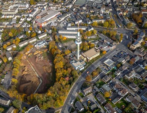 Luftaufnahme Velbert Herbstluftbild Baustelle Zum Neubau Des