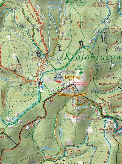 MASYW ŚNIEŻNIKA MAPA TURYSTYCZNA SKŁADANA COMPASS