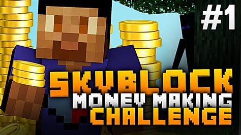 Minecraft Skyblock Money Making Challenge 1 With Vikkstar123