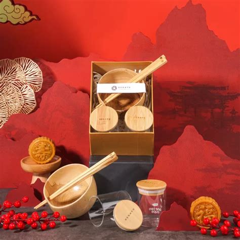 Yiran Hampers Imlek Hampers CNY 2024 FREE Card Ucapan Dekayu