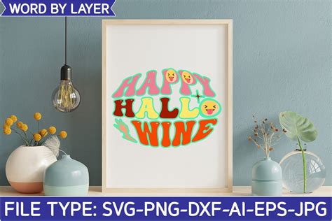 Happy Hallo Wine Svg Graphic By Anjel Resmi Creative Fabrica