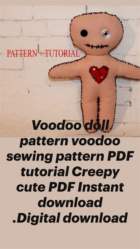 Printable Voodoo Doll Patterns Free Pattern Rjuuc Edu Np