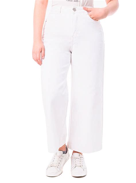 Ripley PANTALÓN PIONIER PARA MUJER TWILL WIDE LEG ALGODÓN