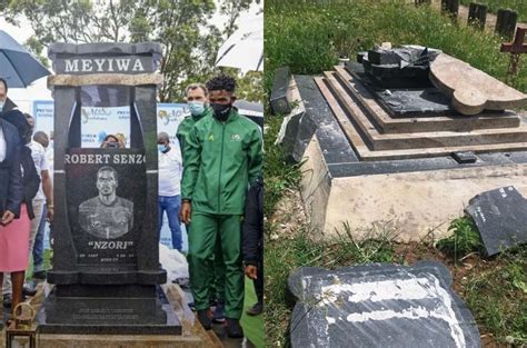 'Dignity to my brother': Senzo Meyiwa's R160k tombstone to be rebuilt