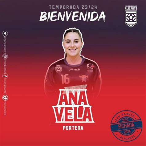 El E N Horneo Alicante Femenino Cierra La Plantilla Con Ana Vela E N