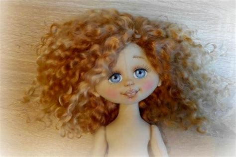 Мастер-класс: объемное лицо для куклы | all Dolls | Войлочные модели ...
