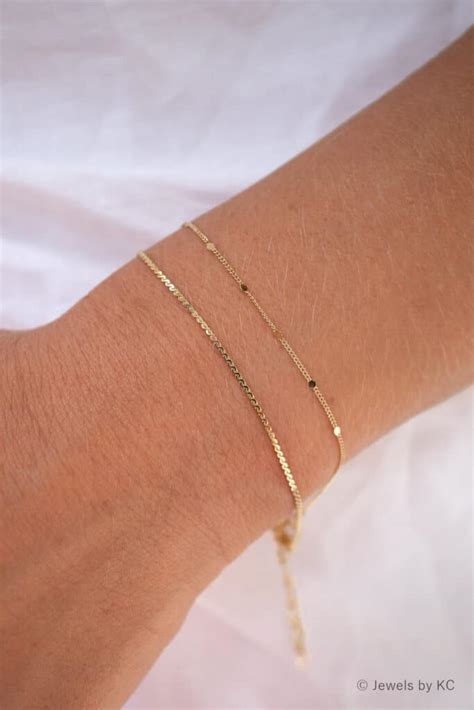 Gouden Armband Golden Dots Van K Gold Filled Goud Jewels By Kc