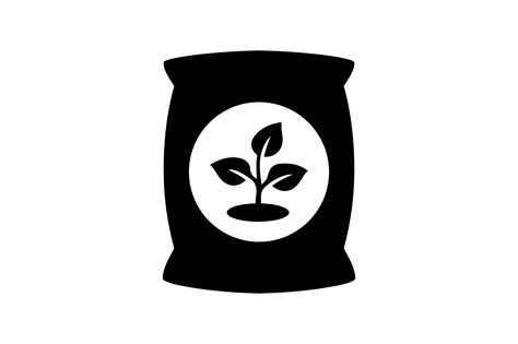 Fertilizer Bag Chemical Package Icon Graphic By Dhimubs124s