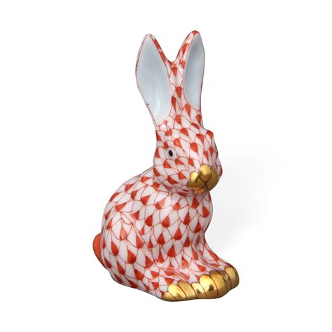 Miniature sitting rabbit - Herend Canada