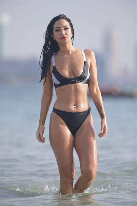 Tulisa Contostavlos In Bikini At A Beach In Dubai Hawtcelebs