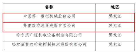 齐齐哈尔2家入选国家级示范名单黑龙江制造服务型