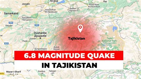 Massive Earthquake Near China Magnitude Quake Shakes Tajikistan