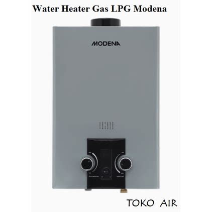 Jual Modena Water Heater Gas GI 6AV Pemanas Air Modena Gas 6 Lt GI 6A