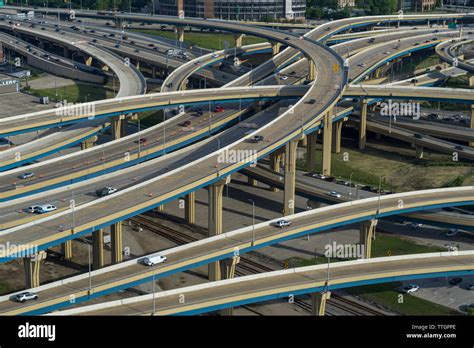 Freeway Interchange Milwaukee Wisconsin Stock Photo Alamy