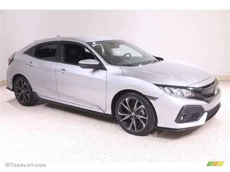 2019 Lunar Silver Metallic Honda Civic Sport Hatchback 141475913 Photo 1 Car