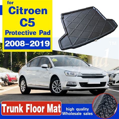 Tapis de coffre arrière antidérapant pour citroën C5 2008 2019