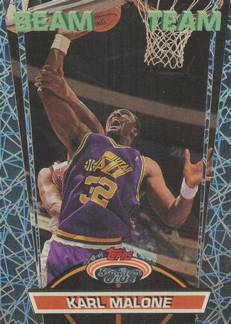 Karl Malone 1992 Stadium Club 17 Beam Team Members Only Price Guide