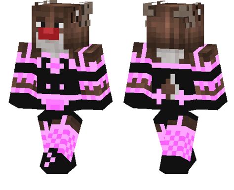 Rudolph Maid SKin | Minecraft PE Skins