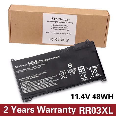 KingSener RR03XL New Laptop Battery For HP ProBook 430 440 450 455 G4