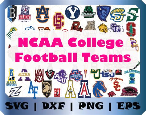 College Teams Svg College Teams Logo All Ncaa College Etsy