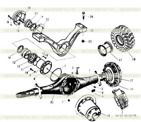 A501A REAR AXLE ASSEMBLY 29090008181 на фронтальный погрузчик SDLG