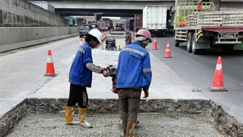 Hati Hati Perbaikan Ruas Jalan Tol Jakarta Cikampek Dilakukan Di 3