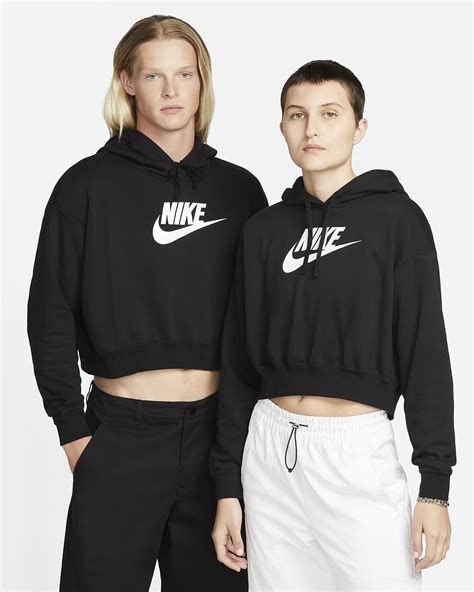 Nike Sportswear Club Fleece Womens Oversized Crop Graphic Hoodie Nike At