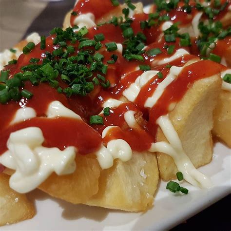 Patatas Bravas Crujientes Por Fuera Tiernas Por Dentro Con Mahonesa Y