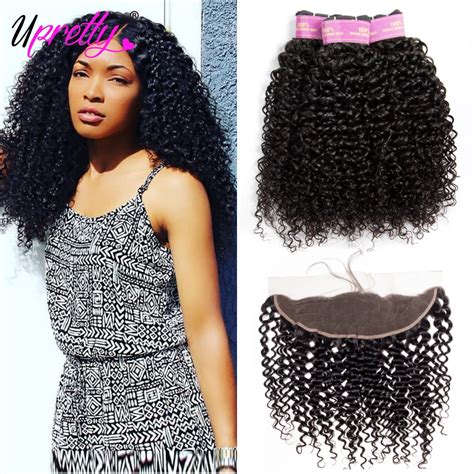 Buy Upretty Hair Brazilian Curly Hair Bundles With