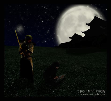 Samurai VS Ninja by Chomz-Athena on DeviantArt