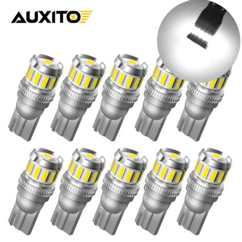 Auxito T Led License Plate Light Bulb K Super Bright White