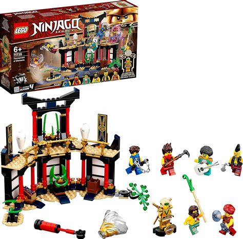 LEGO 71735 NINJAGO Legacy Tournament Of Elements Temple Building Set