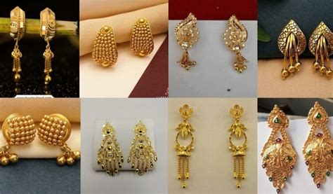 Top Gold Earrings Designs For Daily Use Daily Tips