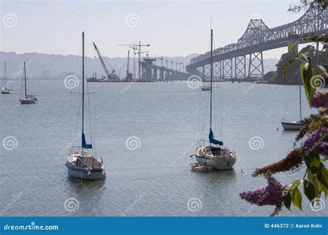 Bay Bridge Construction 2 stock photo. Image of transbay - 446372