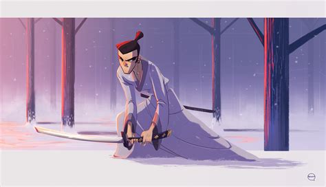 Samurai Jack Fan Art On Behance Samurai Jack Samurai Fan Art