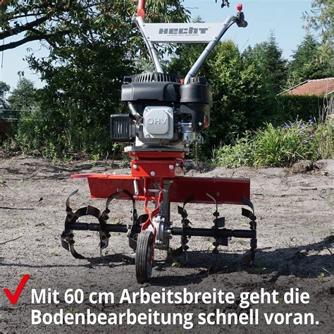 HECHT Benzin Motorhacke Mit 60 Cm Arbeitsbreite Werkking De