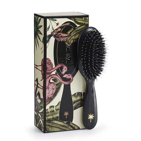 Fan Palm Hair Brush Stardust Small Wellington Natural Care