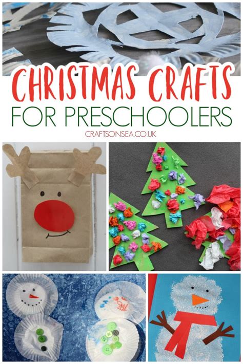 40+ Fun and Easy Christmas Crafts for Preschoolers | Preschool ...